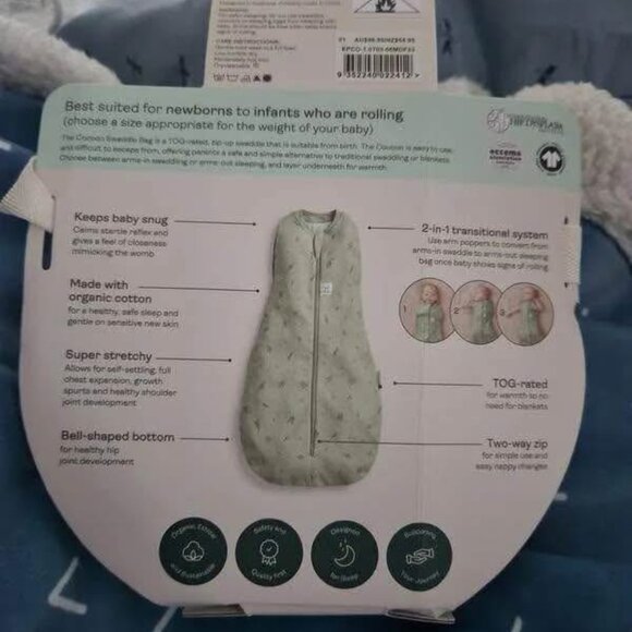 ergoPouch Cocoon Swaddle Bag-color peach - Picture 2 of 2